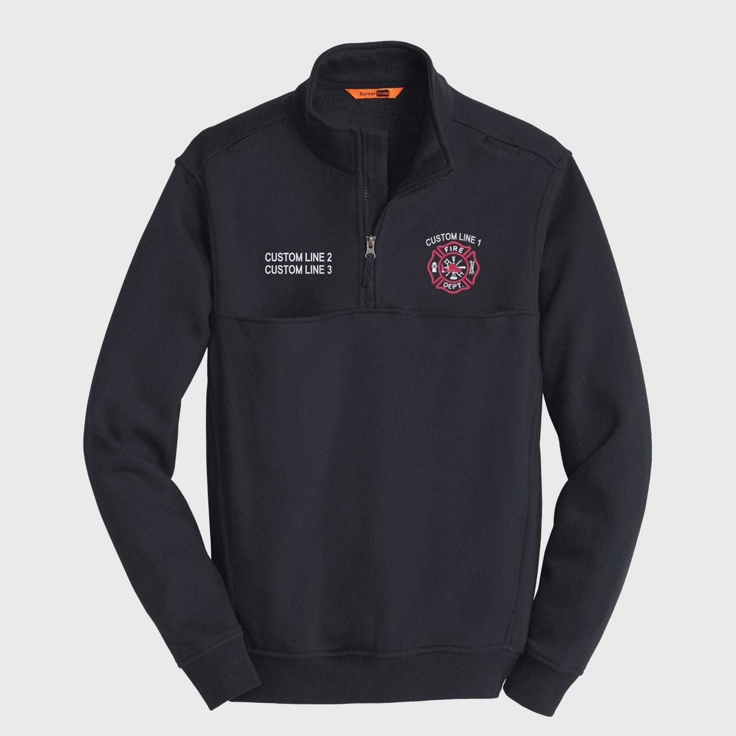 Custom Firefighter Job Shirt with Maltese Cross