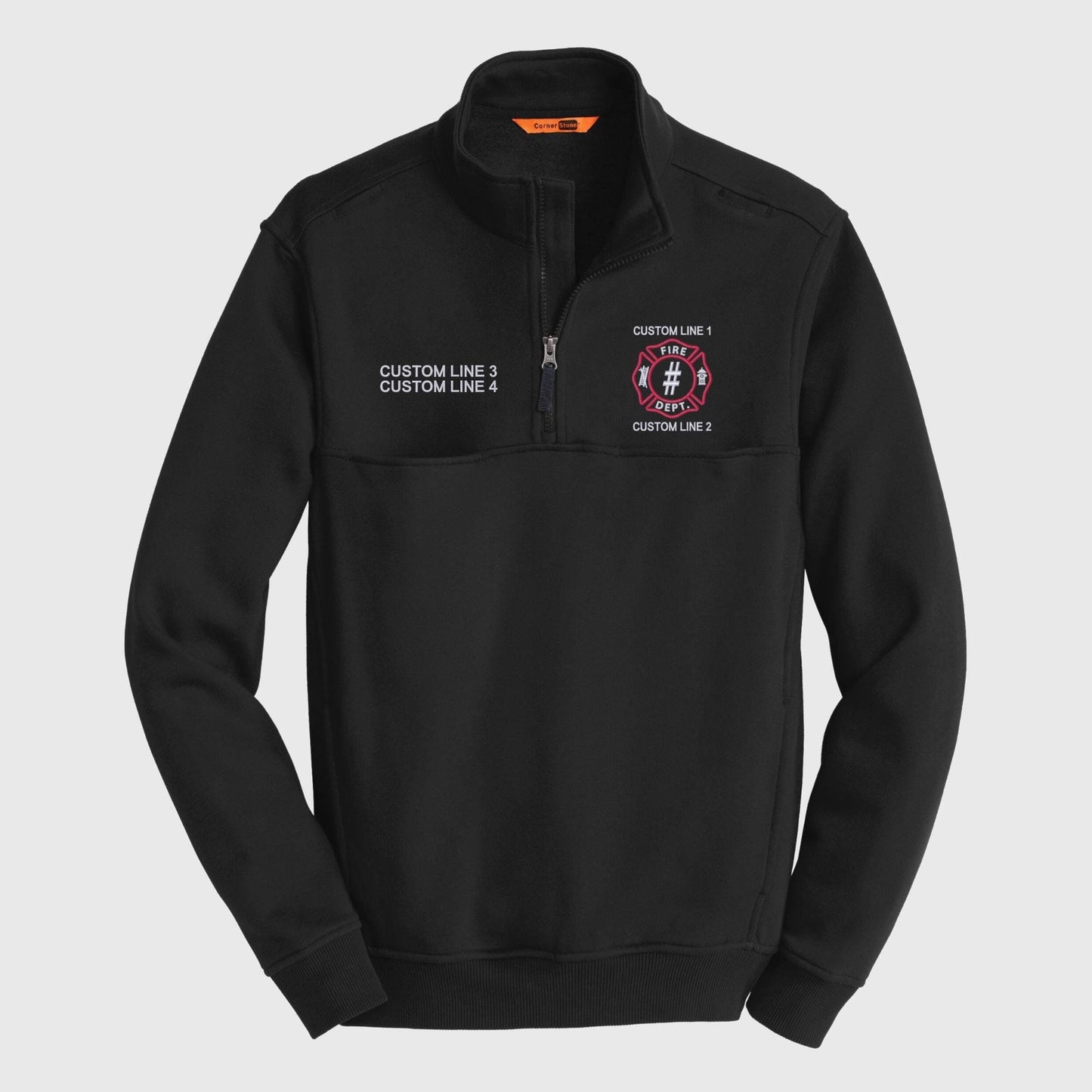 Custom Maltese Cross Firefighter Job Shirt