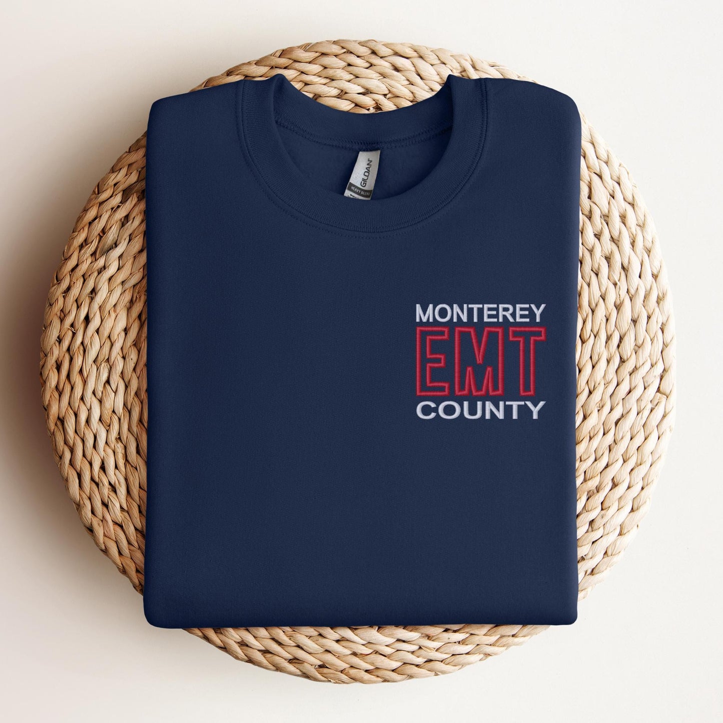 Custom EMS Sweatshirt (3D Puff FIRE Outline)