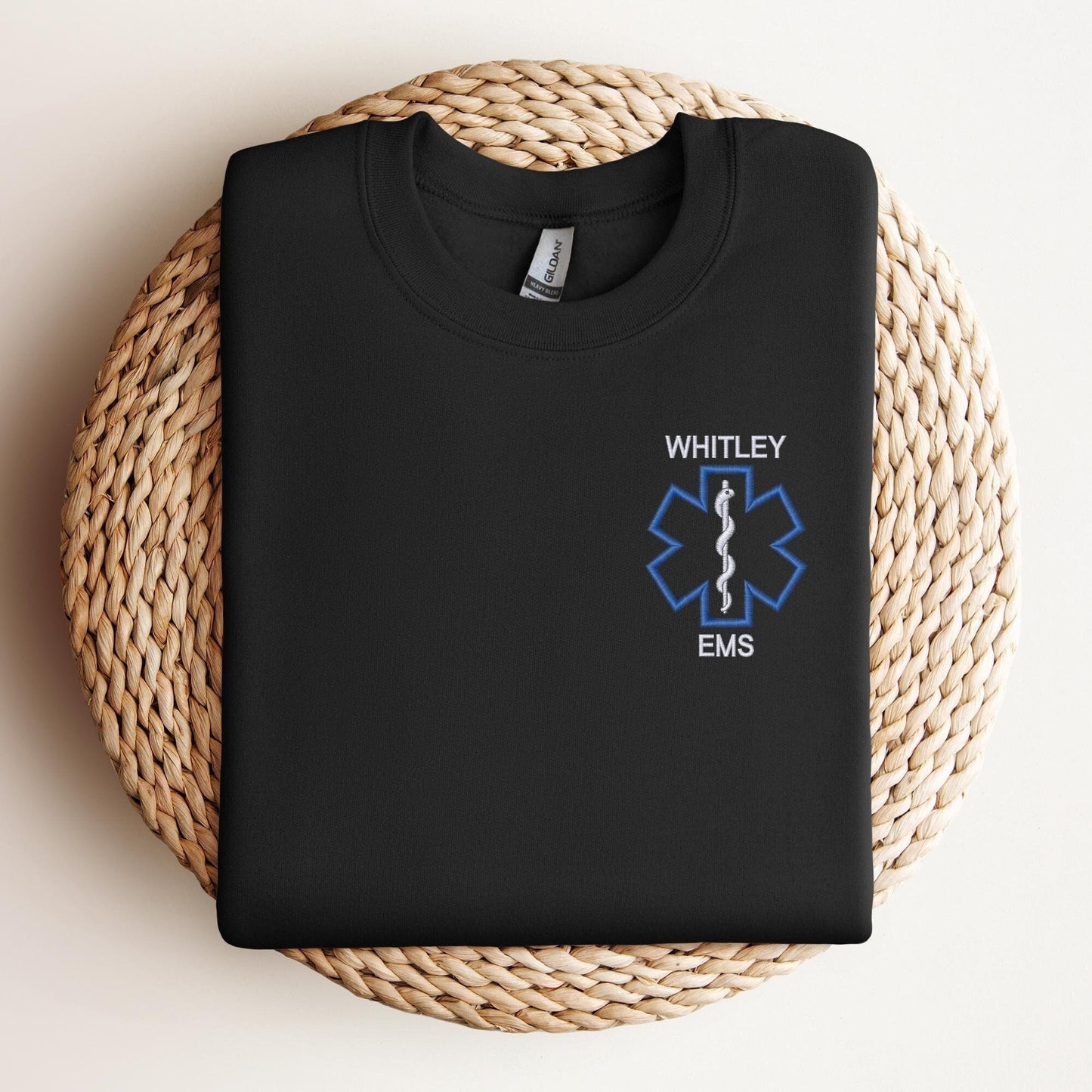 Custom EMS Sweatshirt (Outline of Star of Life)