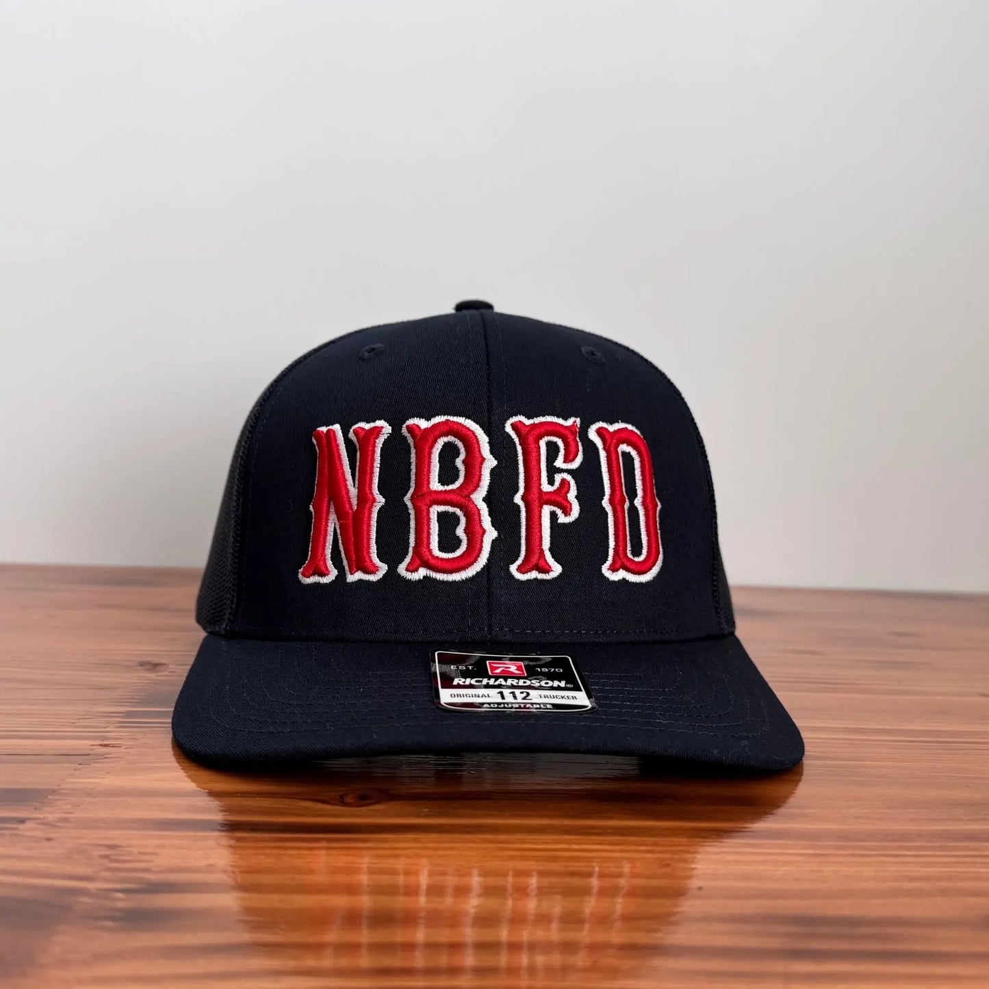 Custom Fire Department Initials Hat Front