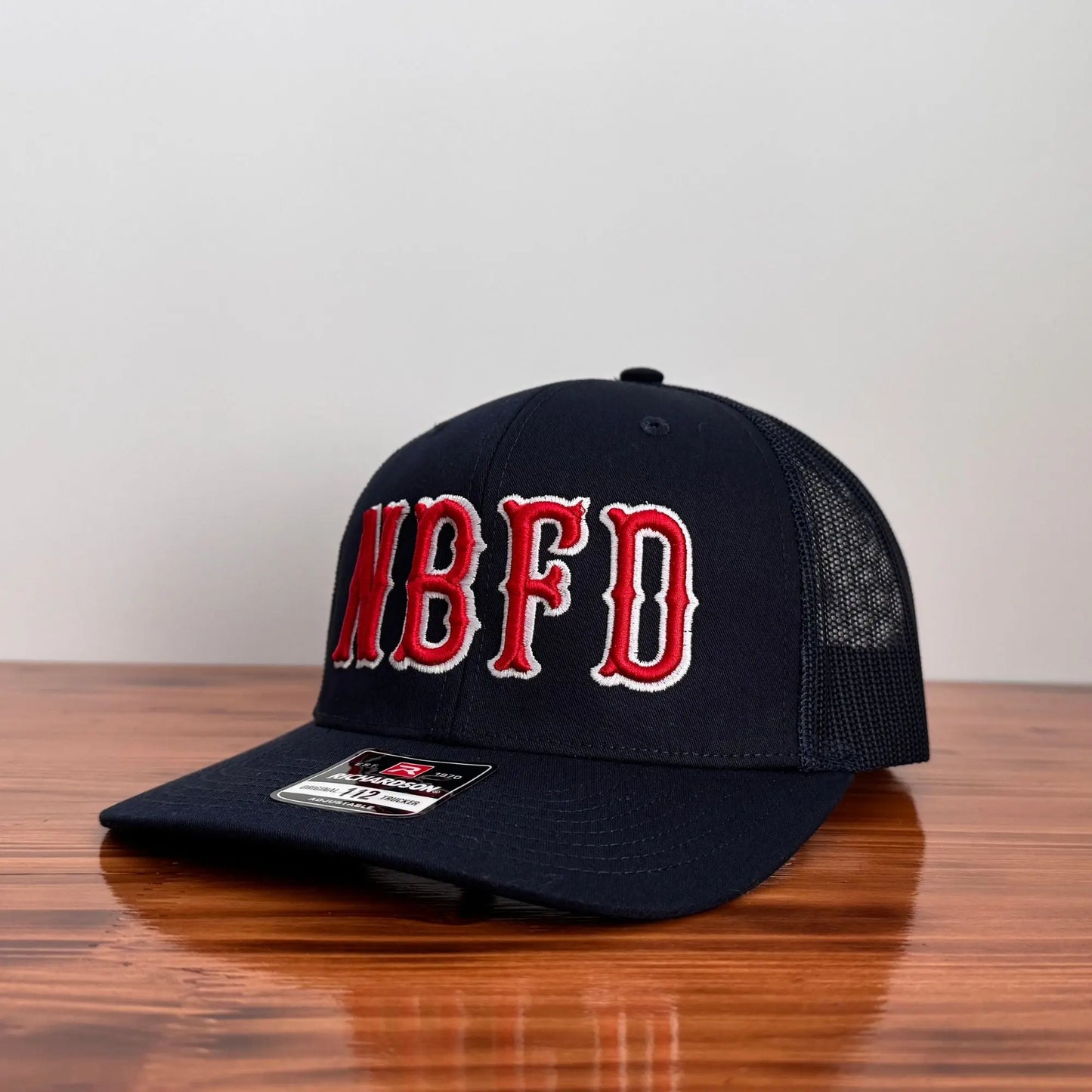 Custom Fire Department Initials Hat Left Side