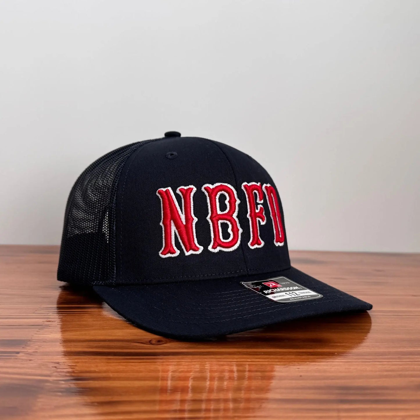 Custom Fire Department Initials Hat Right Side