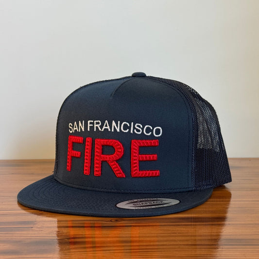 Custom Fire Department Hat - 3D Puff FIRE