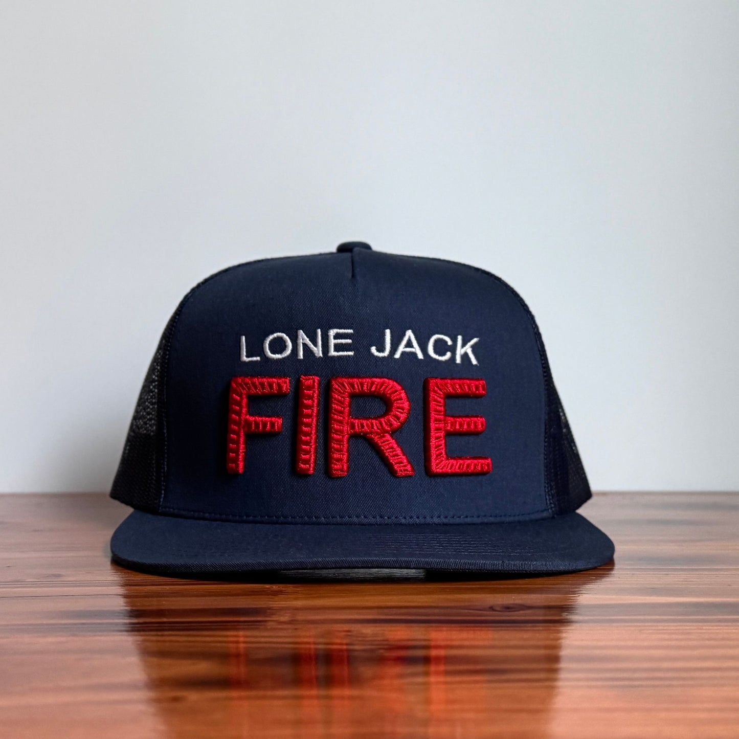 Custom Fire Department Hat (3D Puff FIRE)