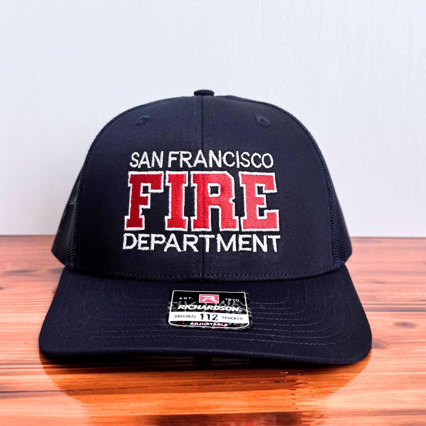 Custom FIRE Department Hat (Varsity Style)