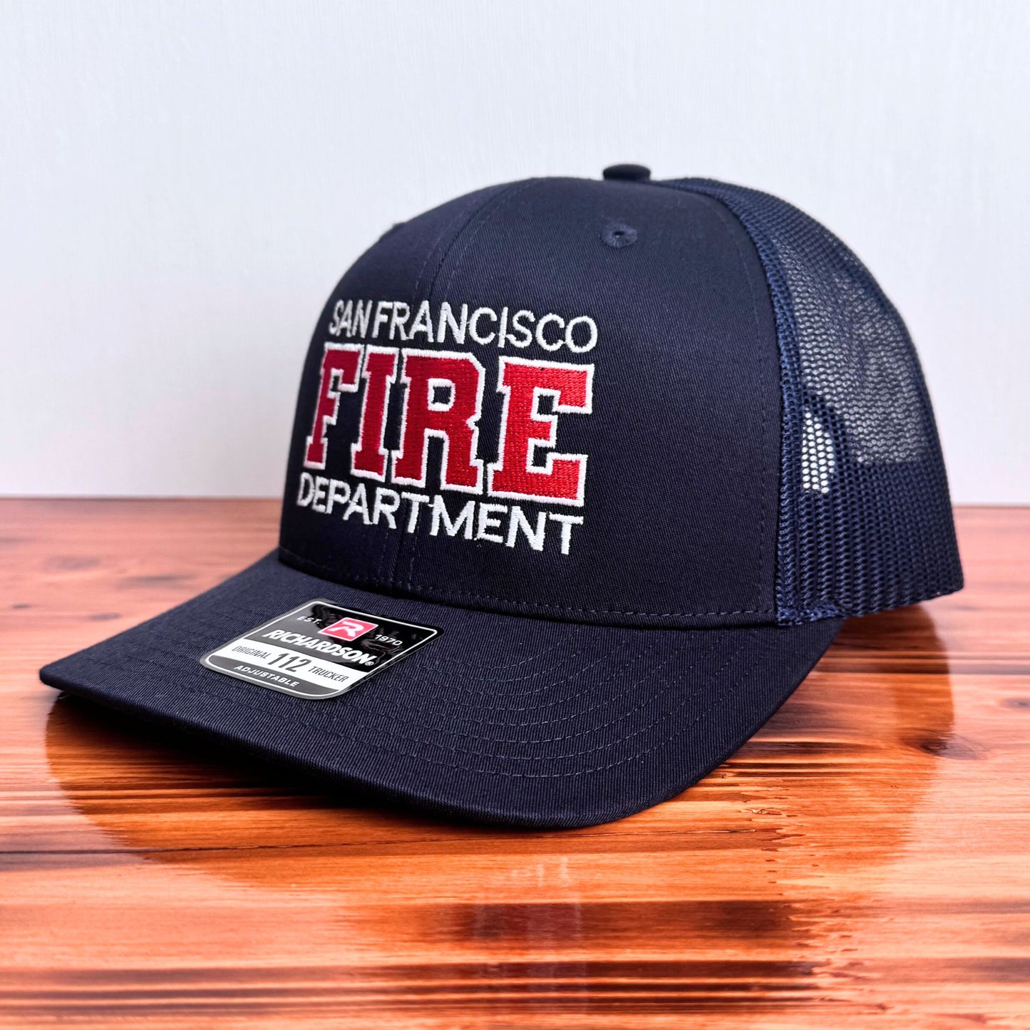 Custom FIRE Department Hat (Varsity Style)