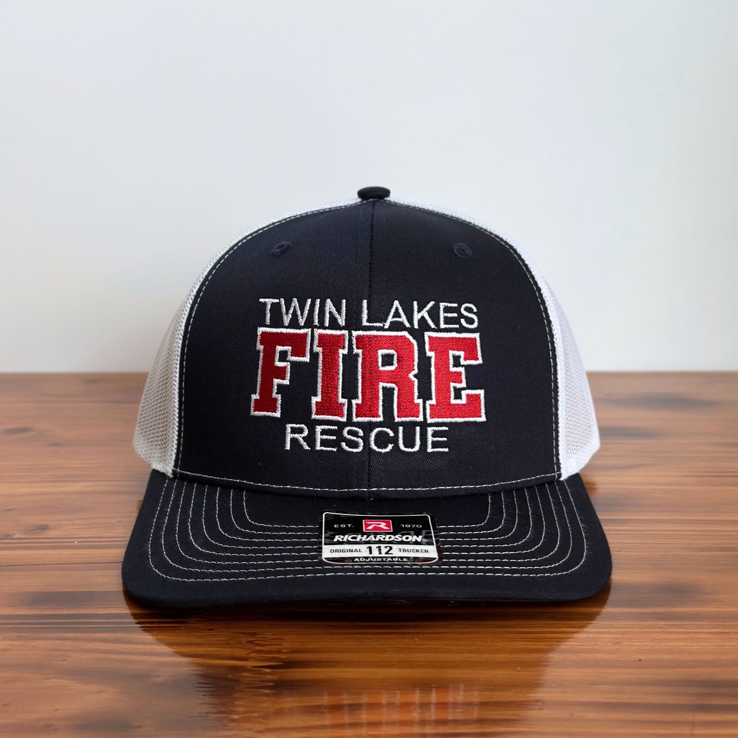 Custom FIRE Department Hat (Varsity Style)