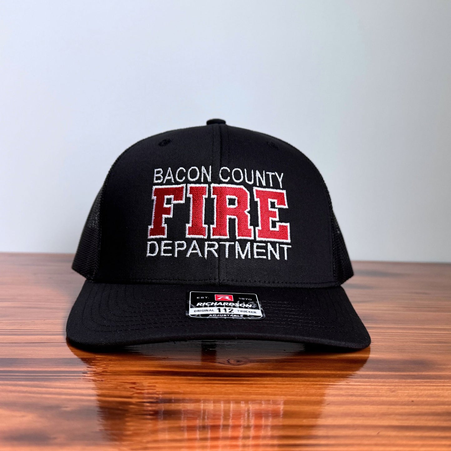 Custom FIRE Department Hat (Varsity Style)