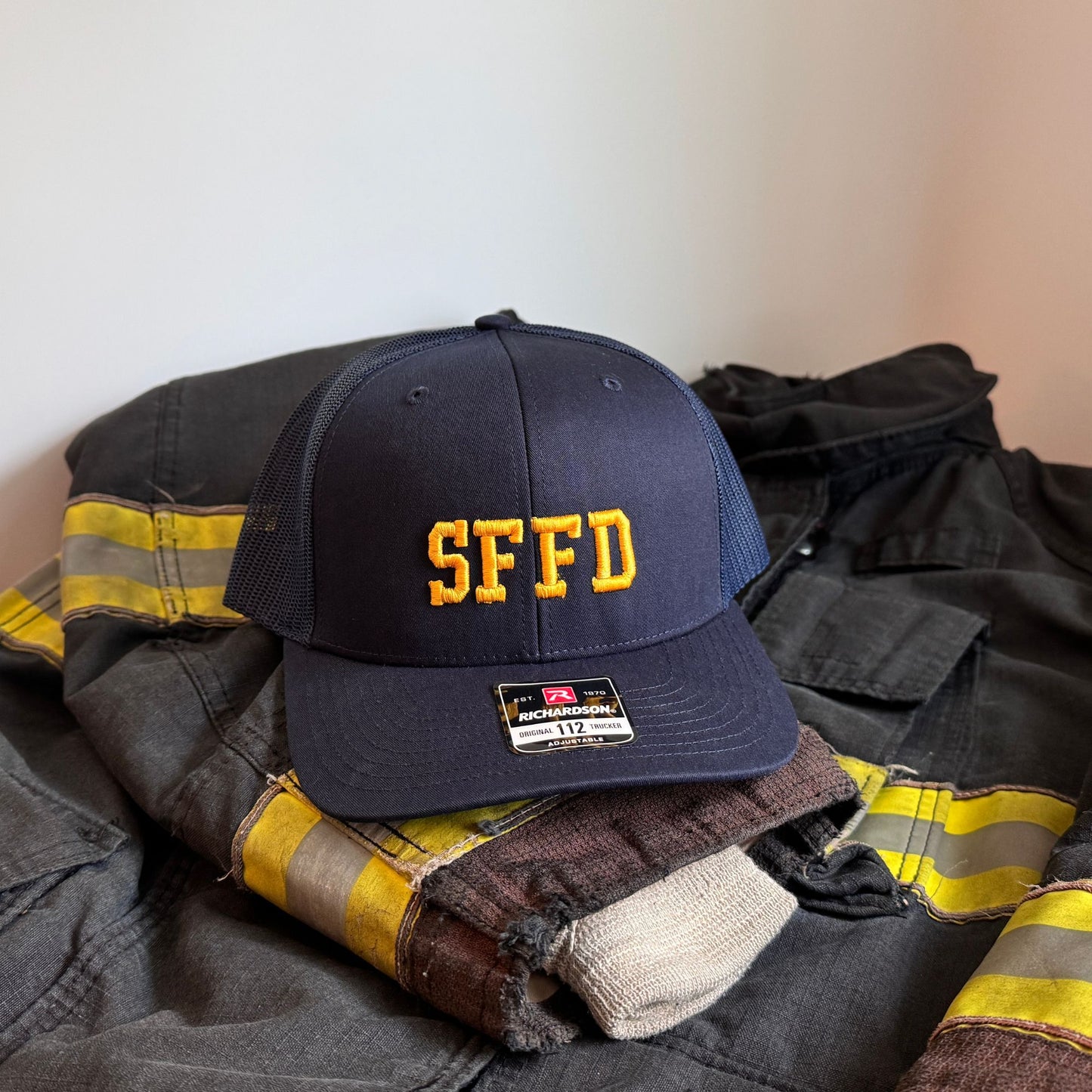Custom Fire Department Initials (3D Puff The Standard)