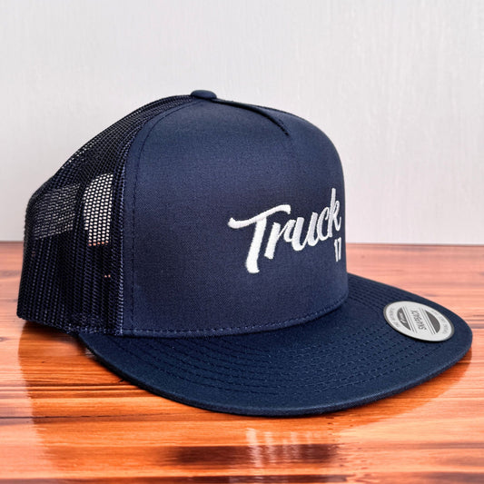 Custom Firefighter Hat – Embroidered Apparatus & Station Number Cap