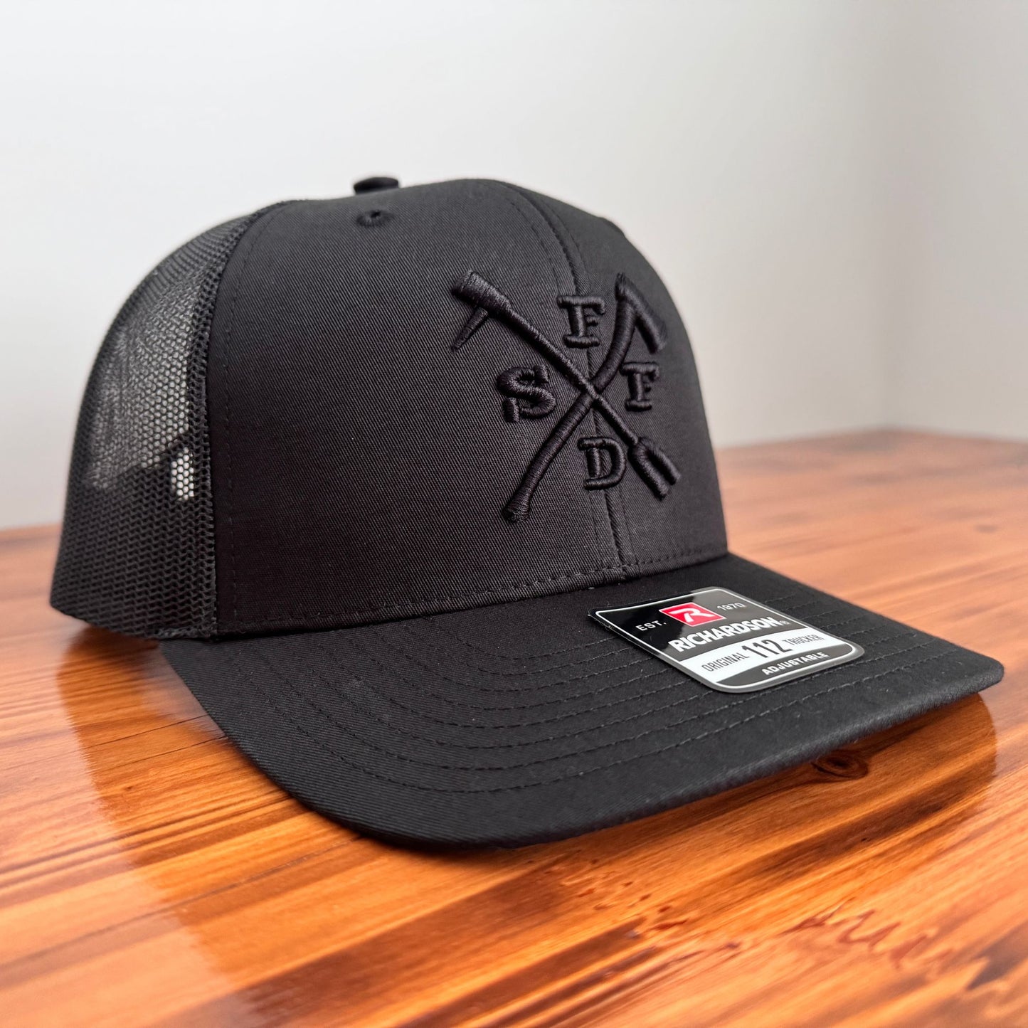 Custom Firefighter Hat (3D Puff The Partners)