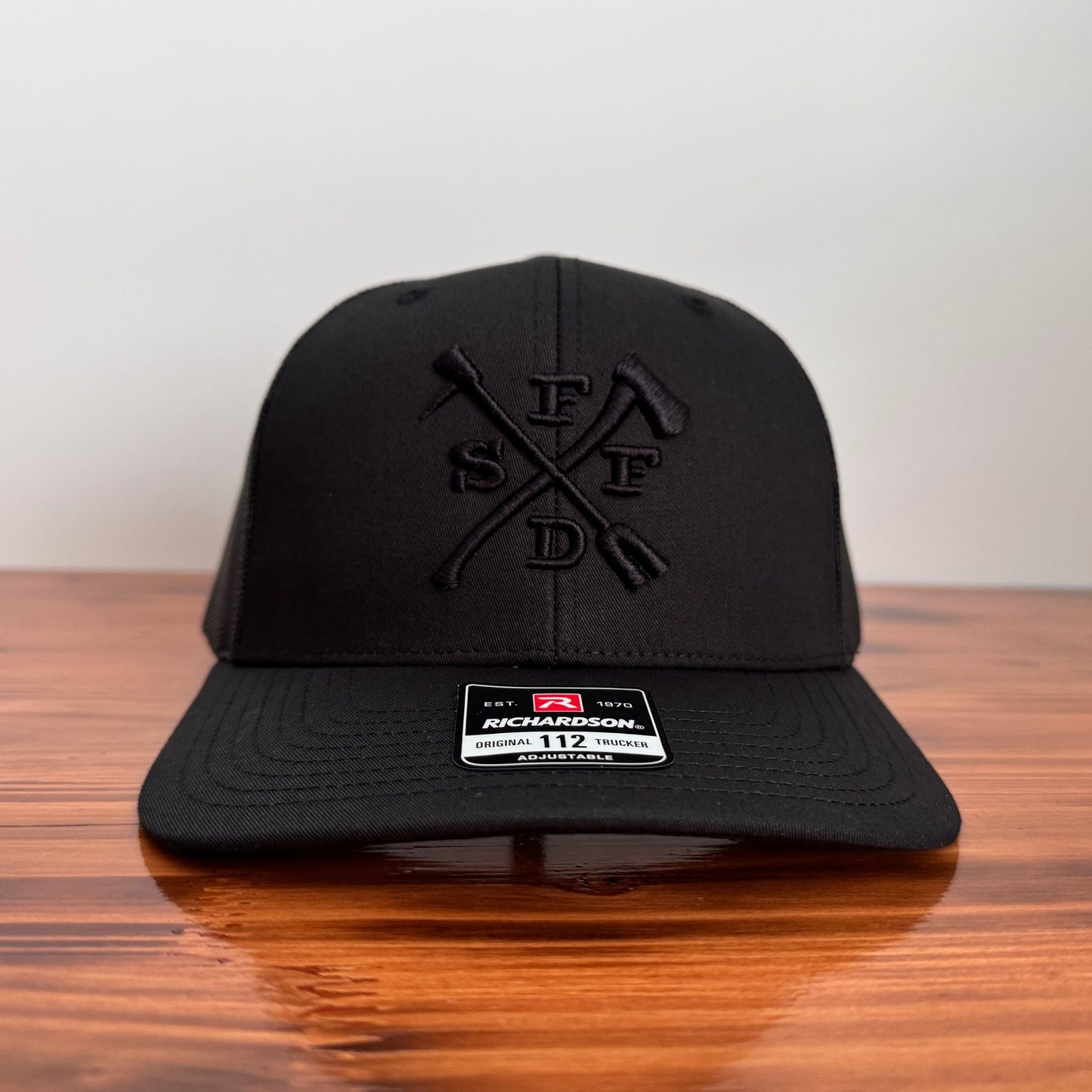 Custom Firefighter Hat (3D Puff The Partners)