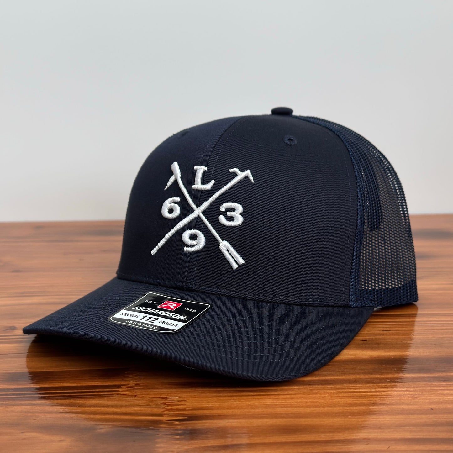 Custom Firefighter Hat (3D Puff Crossed Halligan Hook & Halligan)