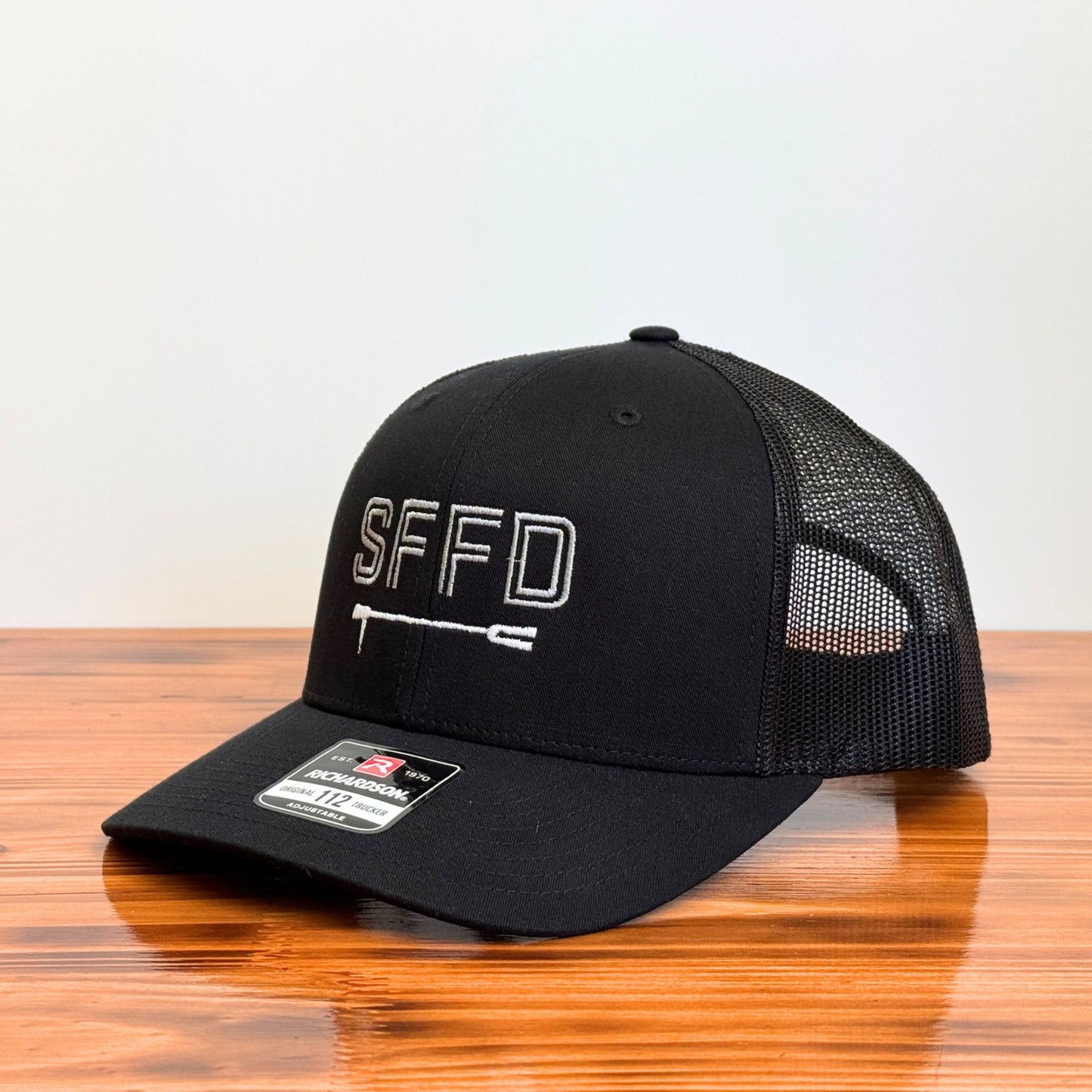 Custom Fire Department Hat (Initials & Halligan)