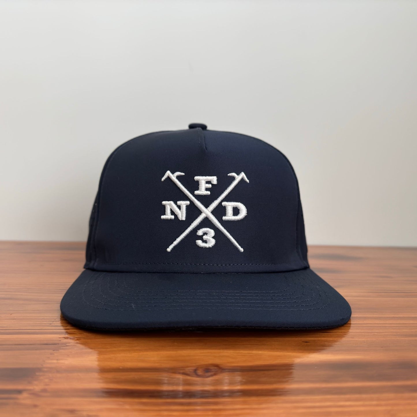 Custom Firefighter Hat (3D Puff Initials & Crossed Tools)