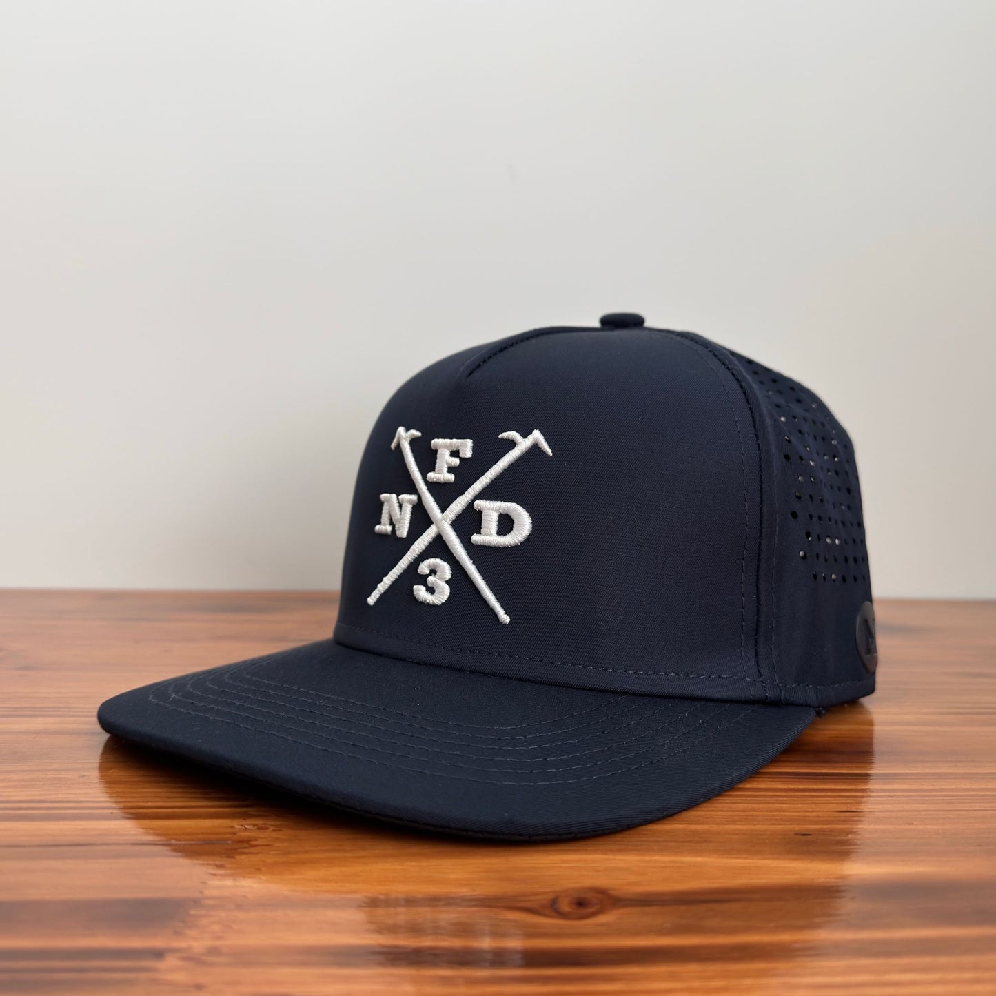 Custom Firefighter Hat (3D Puff Initials & Crossed Tools)