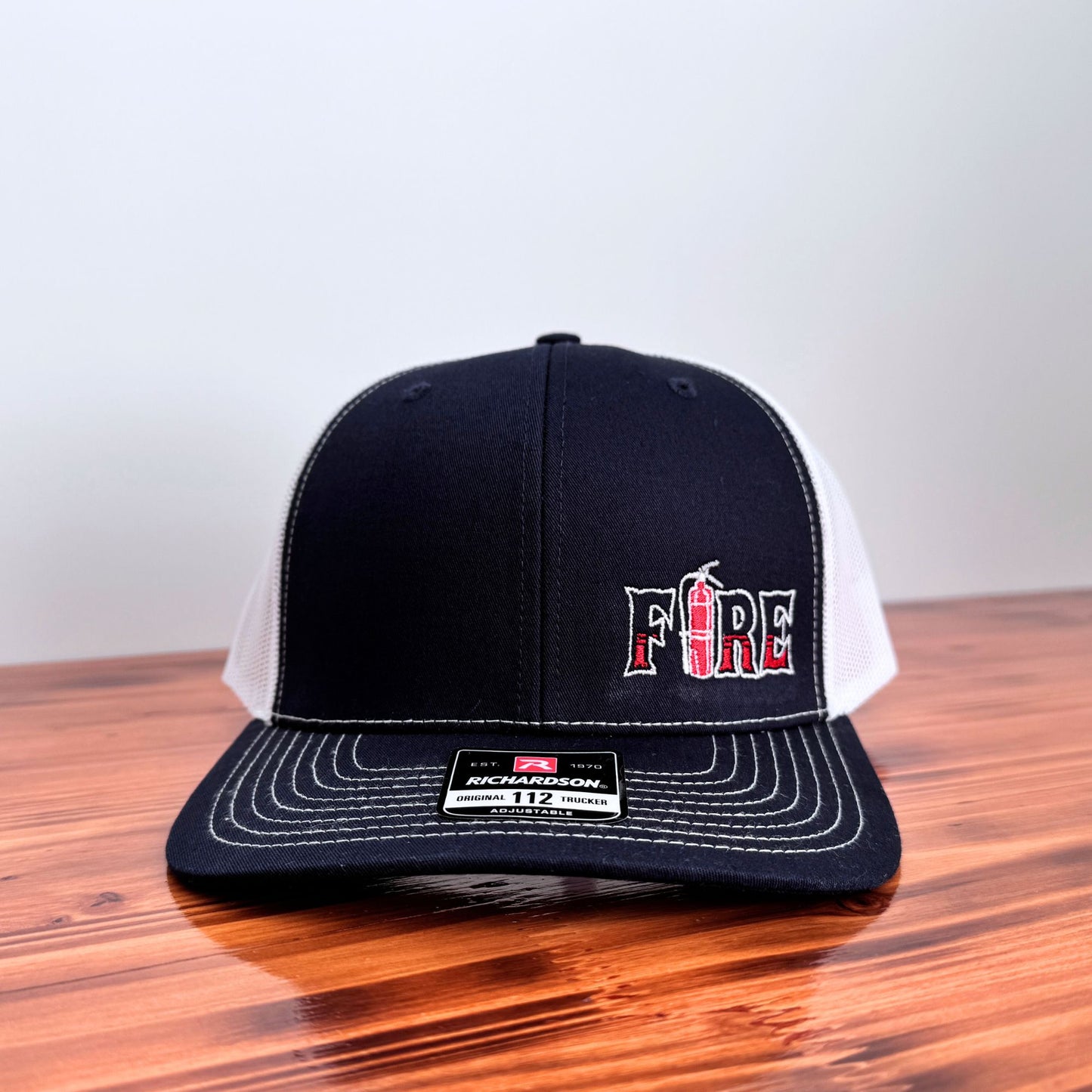 Firefighter Hat (FIRE with Extinguisher Icon)