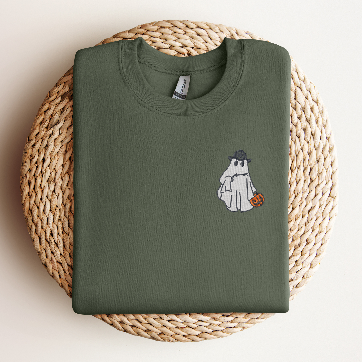 Firefighter Ghost Sweatshirt for Halloween