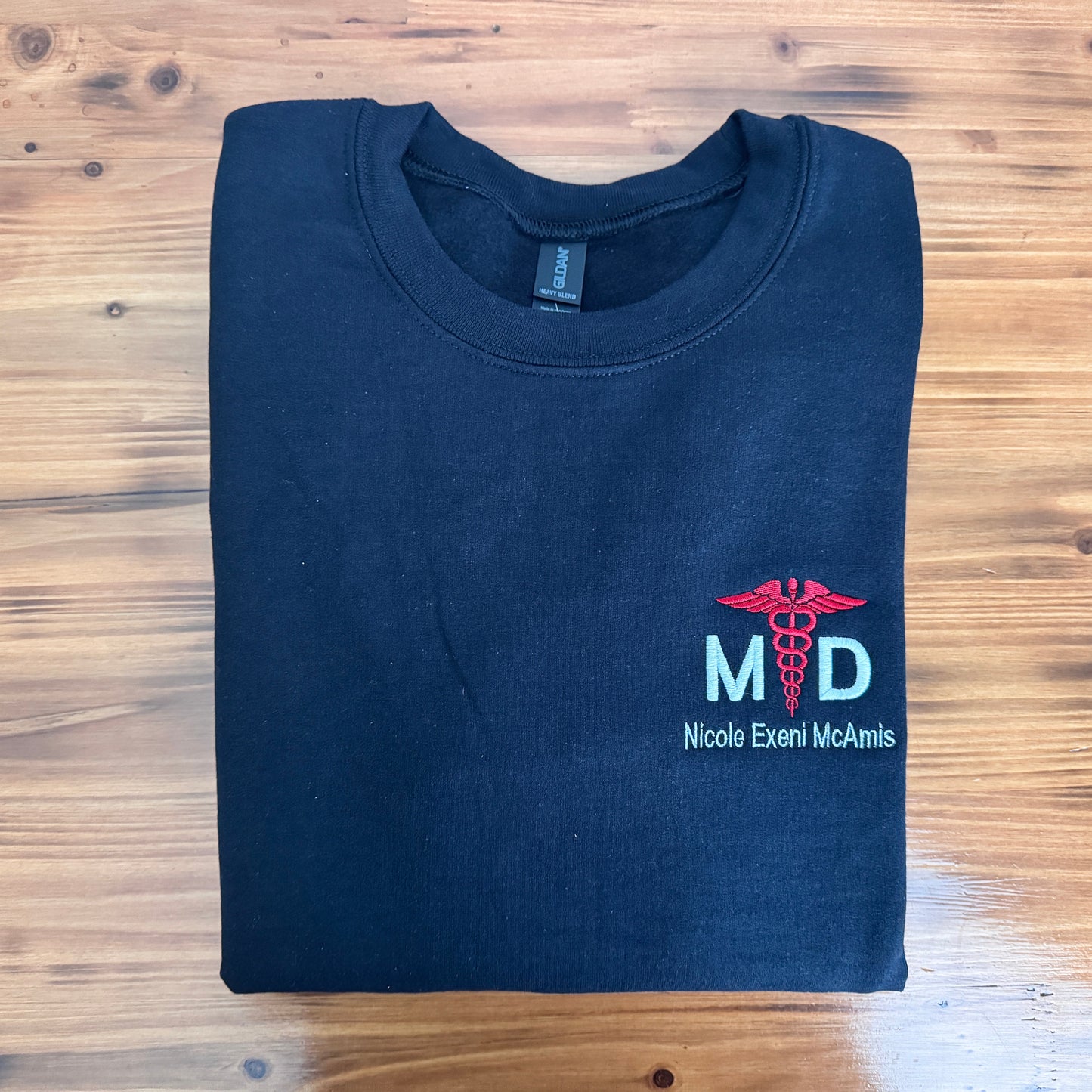 Custom Doctor Sweatshirt with Caduceus