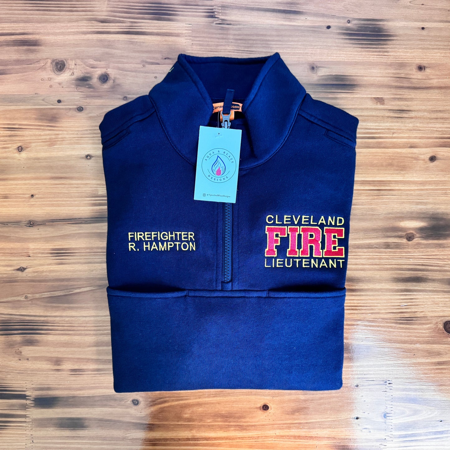 Custom Firefighter Job Shirt (Varsity Style)