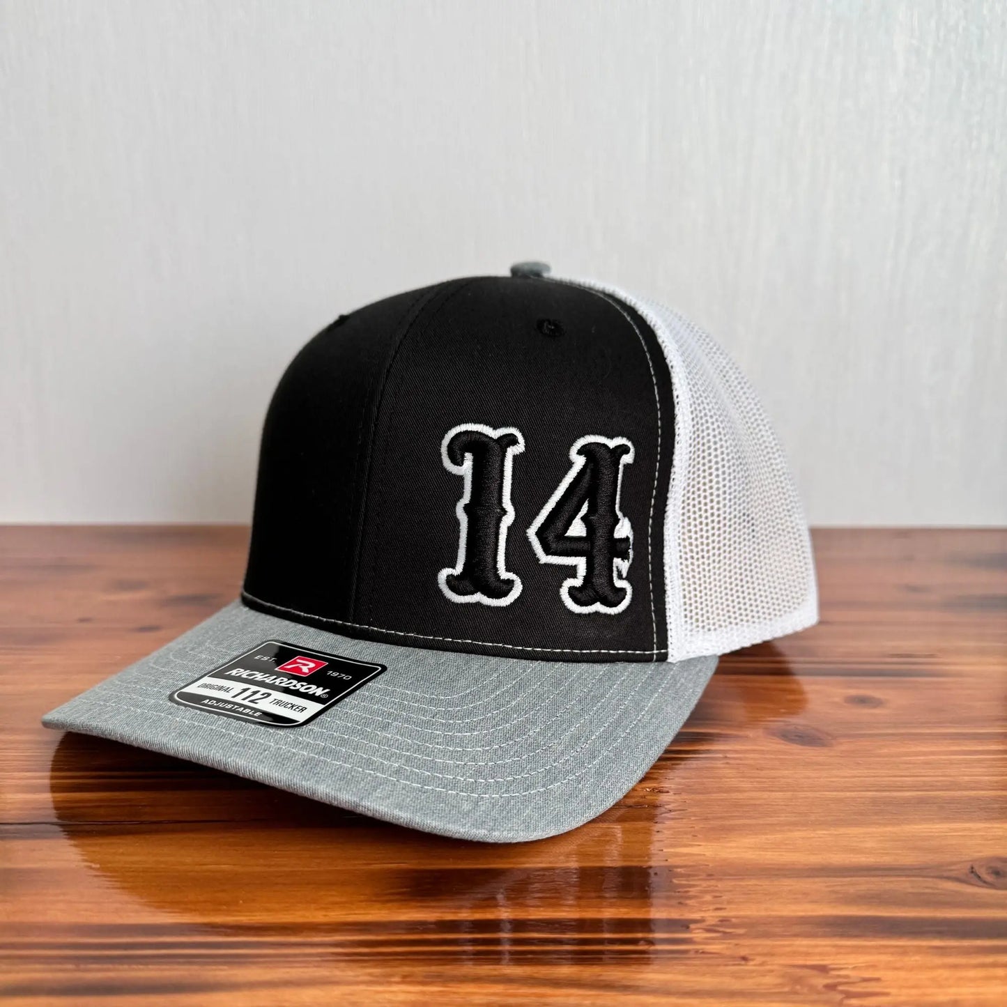 Puff Embroidery Firefighter Hat Left Side