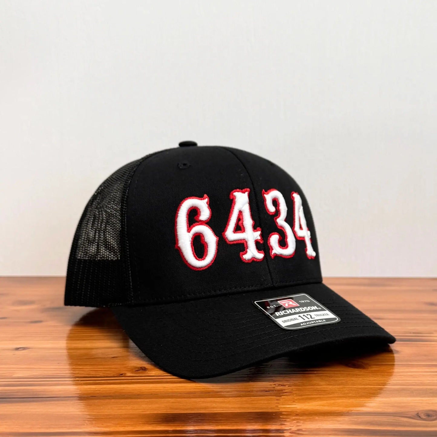Puff Embroidery Firefighter Hat Right Side