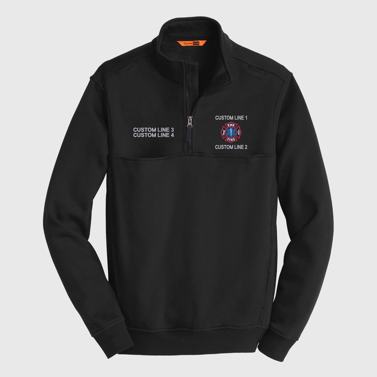 Custom Firefighter EMS Job Shirt (Maltese Cross & Star of Life)