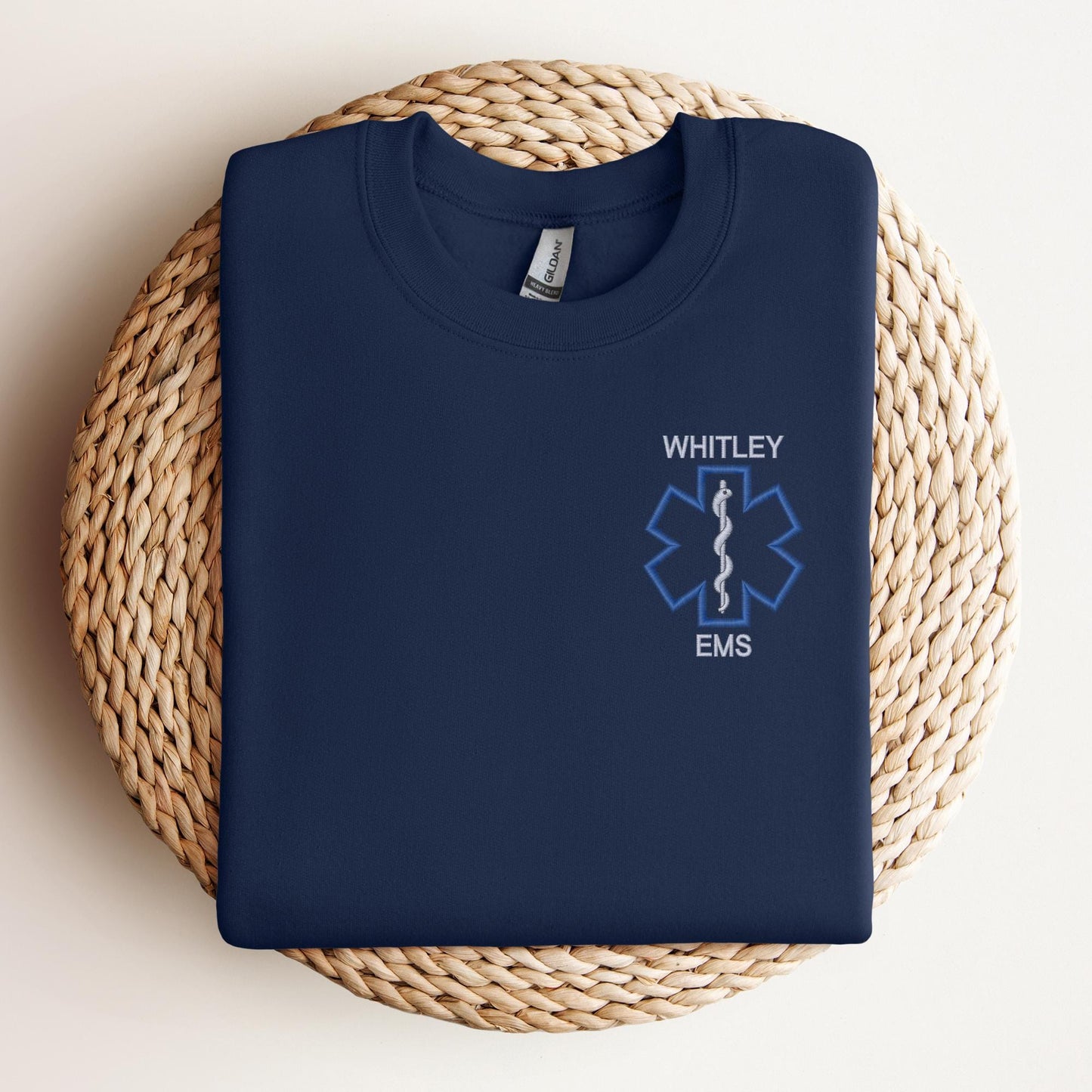 Custom EMS Sweatshirt (Outline of Star of Life)
