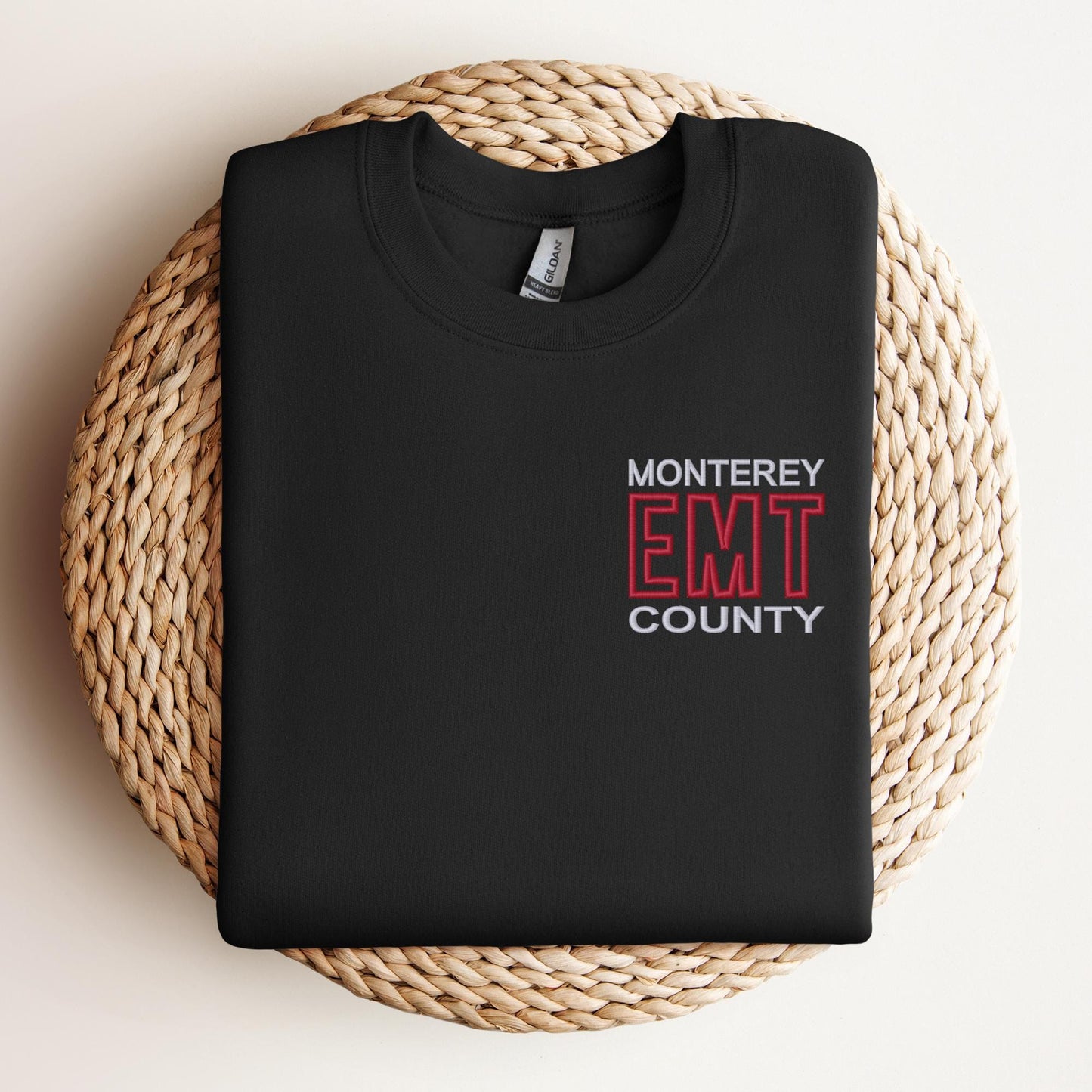 Custom EMS Sweatshirt (3D Puff FIRE Outline)