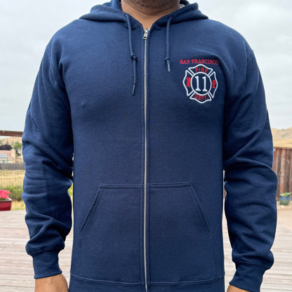 Custom Maltese Cross Firefighter Sweatshirt