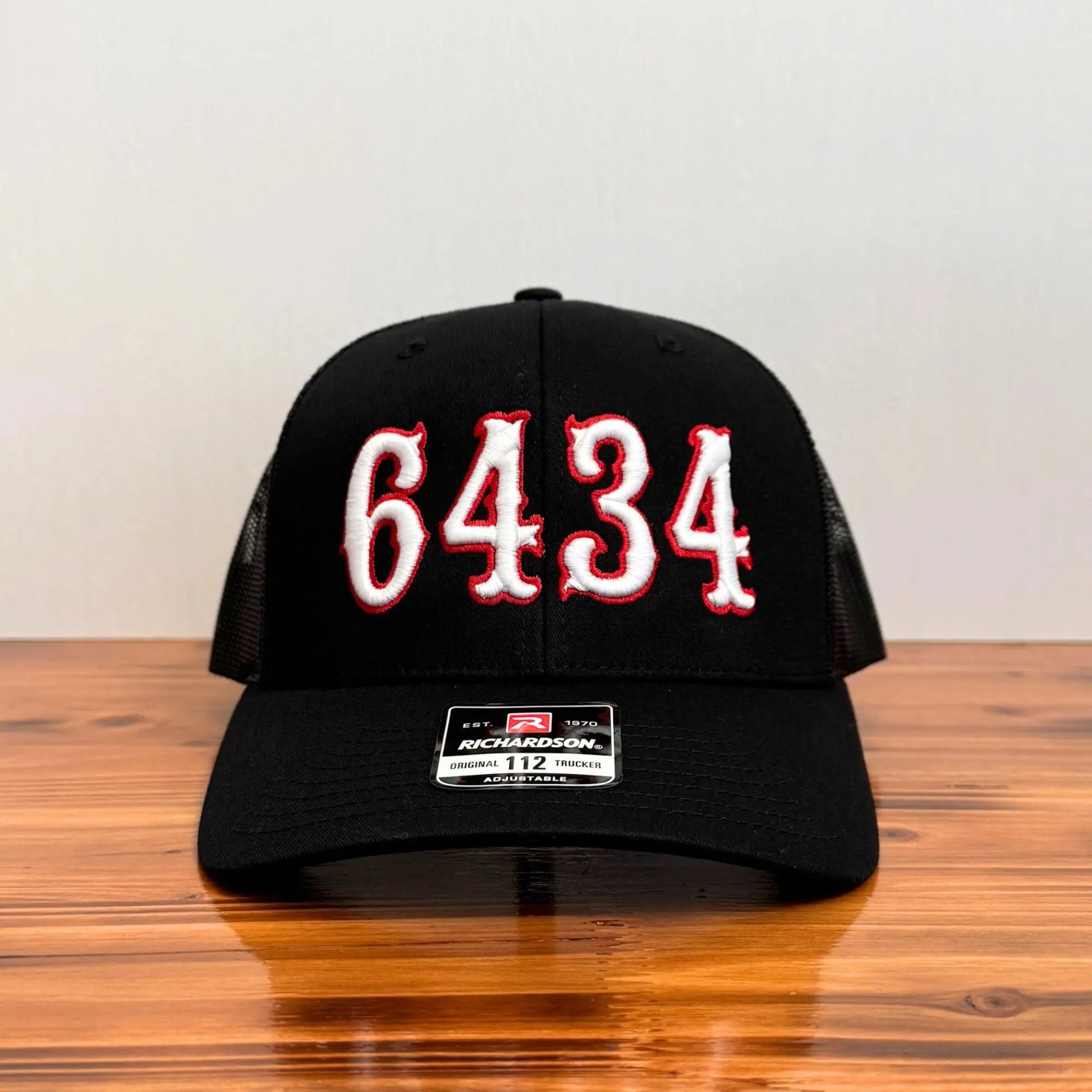 Puff Embroidery Firefighter Hat Front