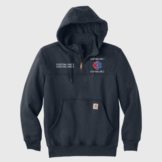 Custom First Responder Carhartt Sweatshirt (Maltese and Star of Life)