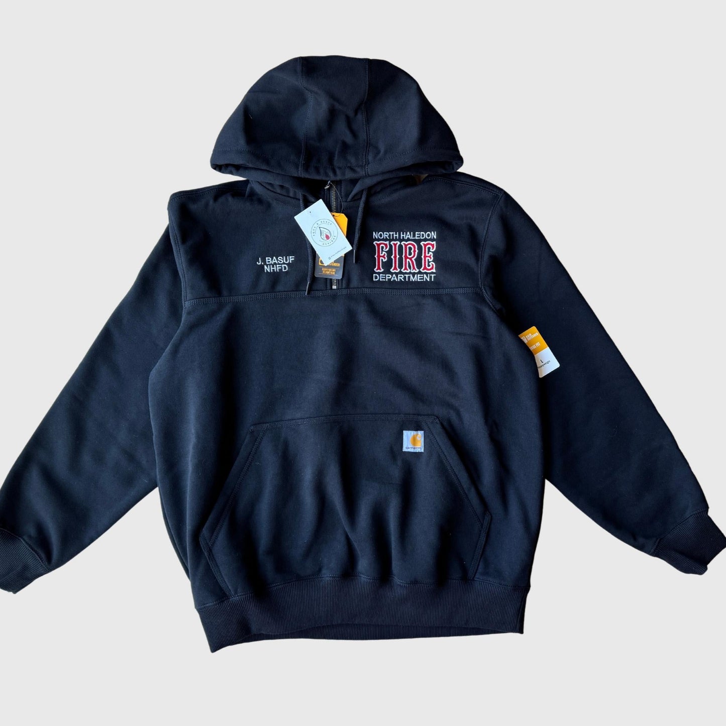 Custom Fire Department Carhartt Hoodie