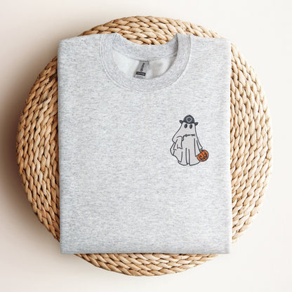 Firefighter Ghost Sweatshirt for Halloween