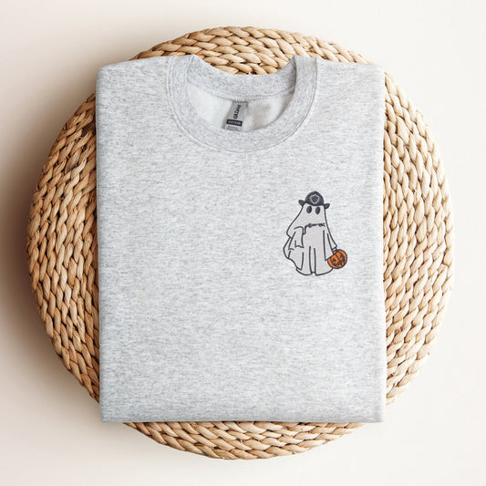 Firefighter Ghost Sweatshirt for Halloween