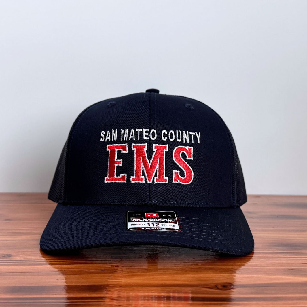 Custom EMS Hats | Personalized EMT & Paramedic Trucker Caps – Aqua and ...