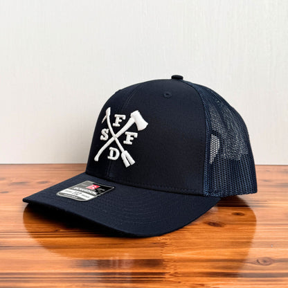 Custom Firefighter Hat (3D Puff The Partners)