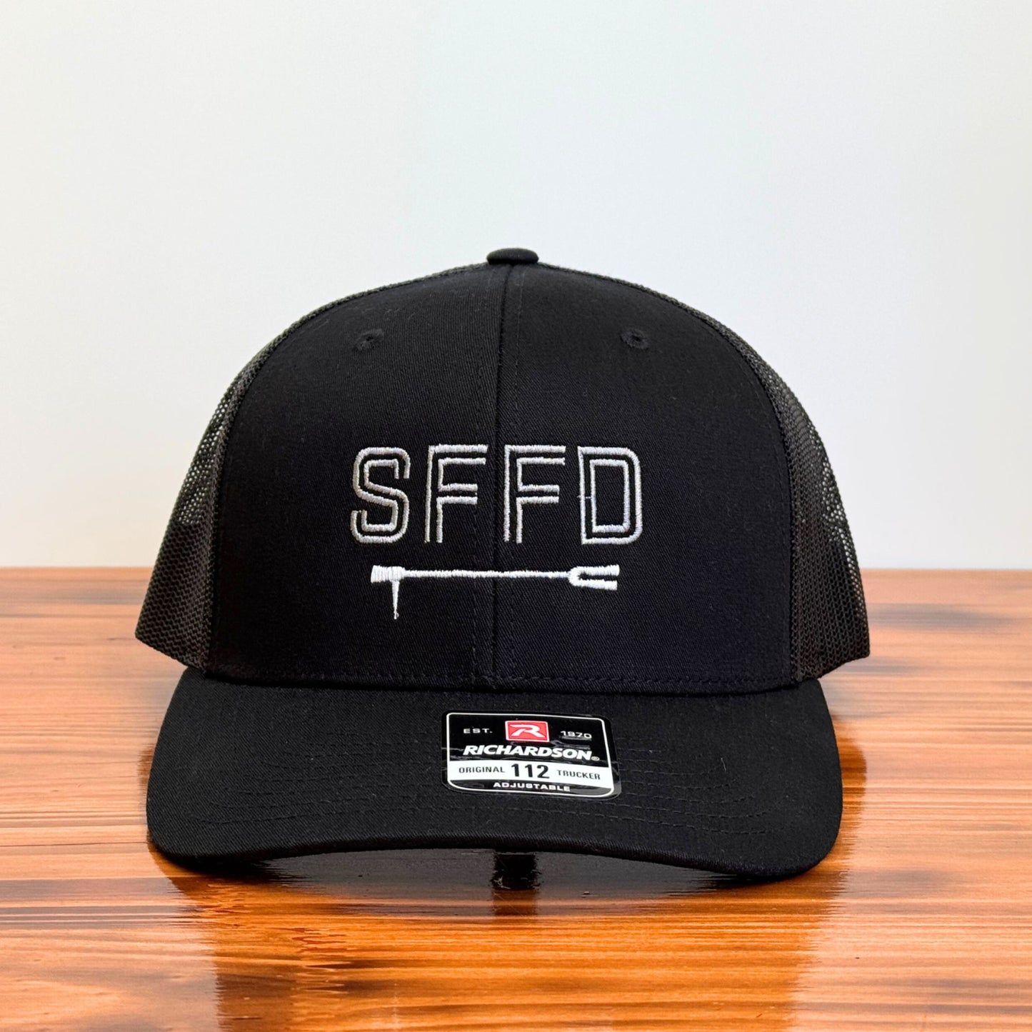 Custom Fire Department Hat (Initials & Halligan)