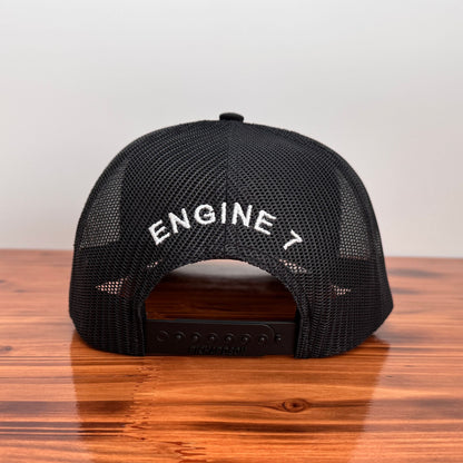 Custom Firefighter Hat (3D Puff Initials & Crossed Tools)