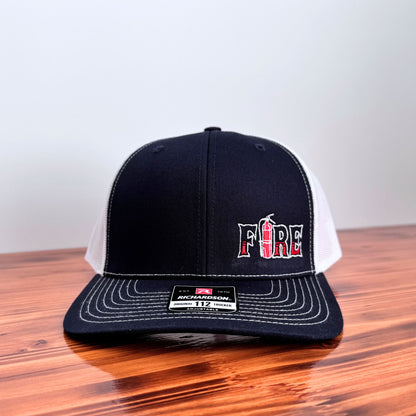 Firefighter Hat (FIRE with Extinguisher Icon)