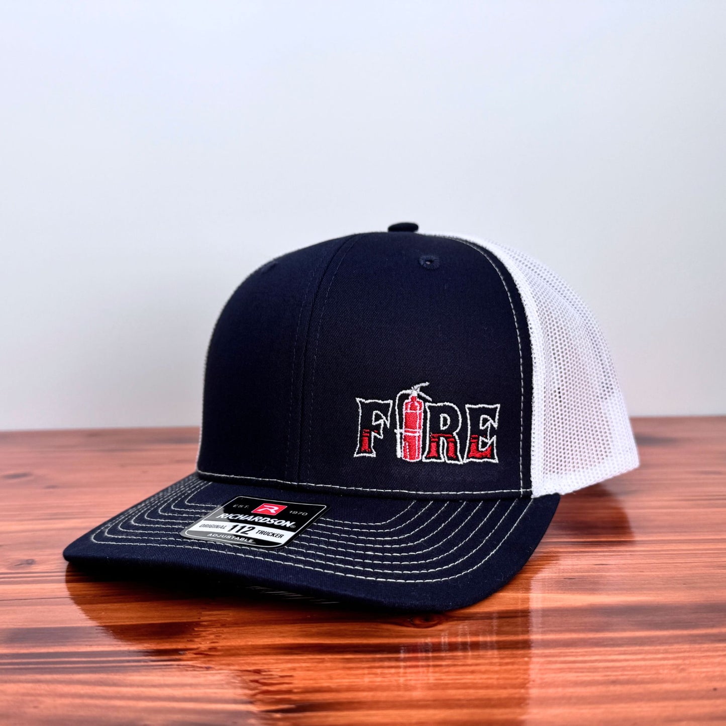 Firefighter Hat (FIRE with Extinguisher Icon)