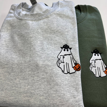 Firefighter Ghost Sweatshirt for Halloween
