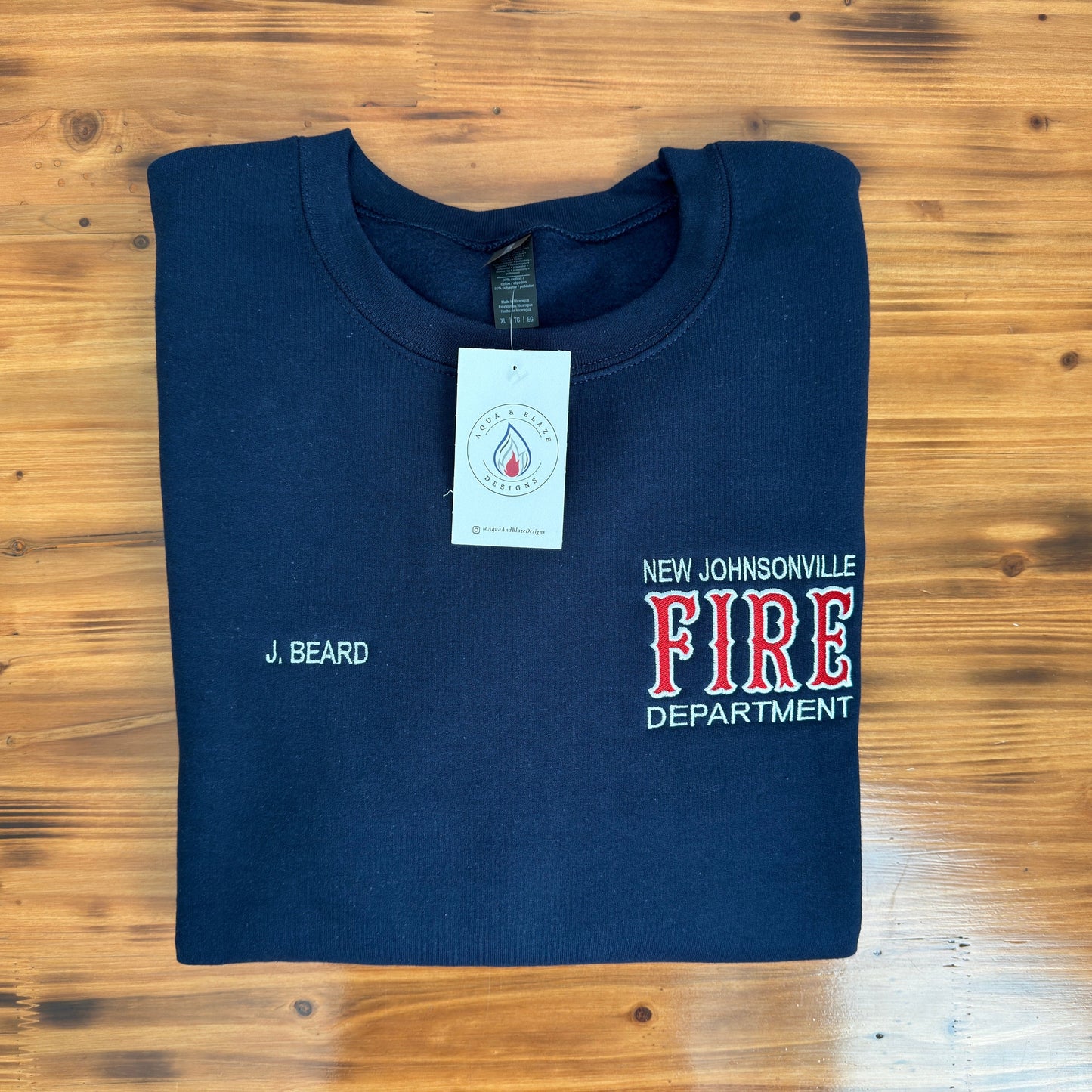 Custom Fire Department Sweatshirt