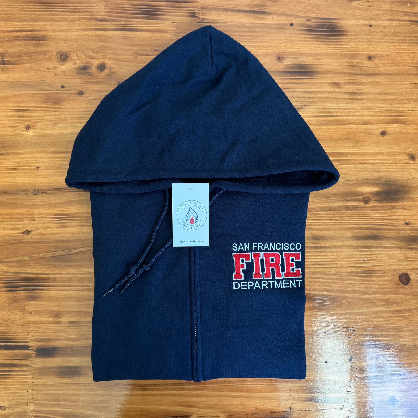 Custom Firefighter Sweatshirt (Varsity Style)