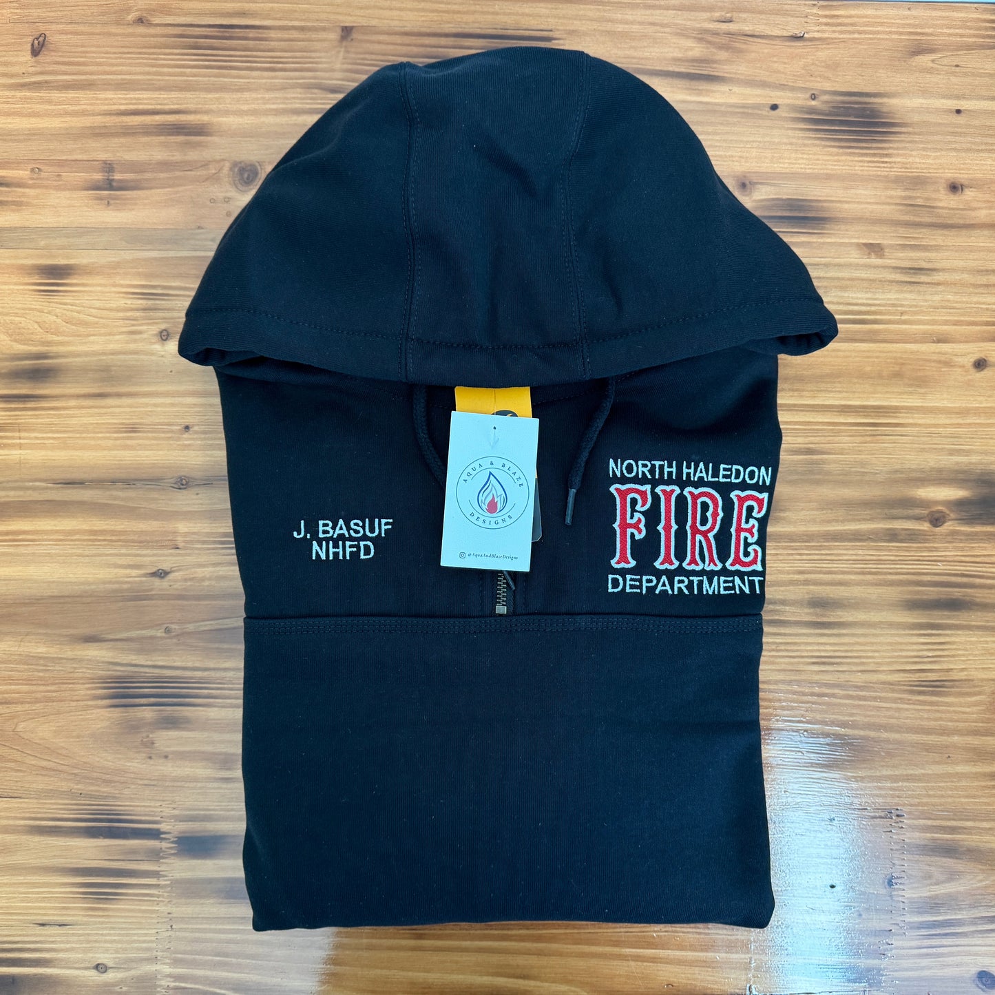 Custom Fire Department Carhartt Hoodie