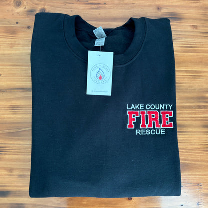 Custom Firefighter Sweatshirt (Varsity Style)