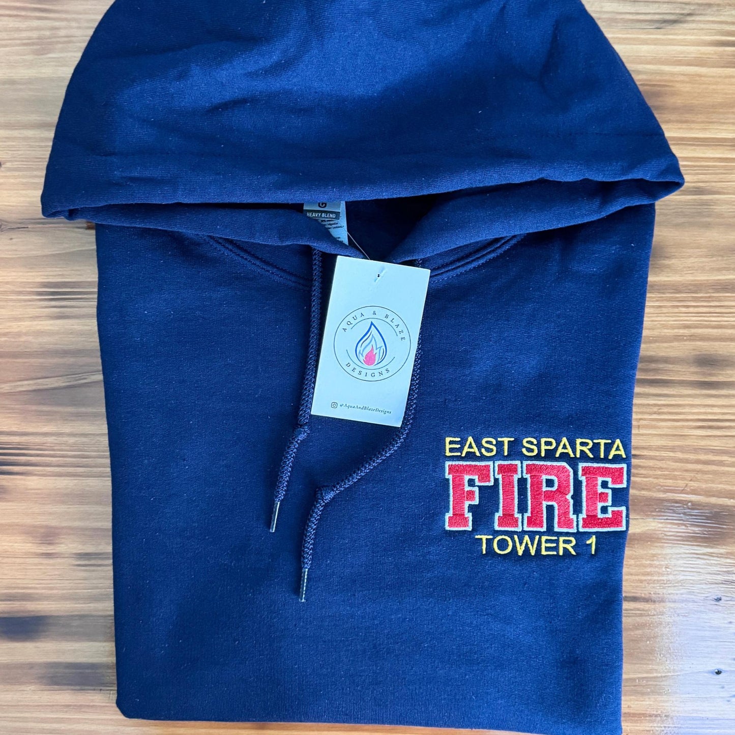 Custom Firefighter Sweatshirt (Varsity Style)