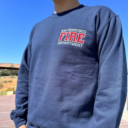 Custom Firefighter Sweatshirt (Varsity Style)