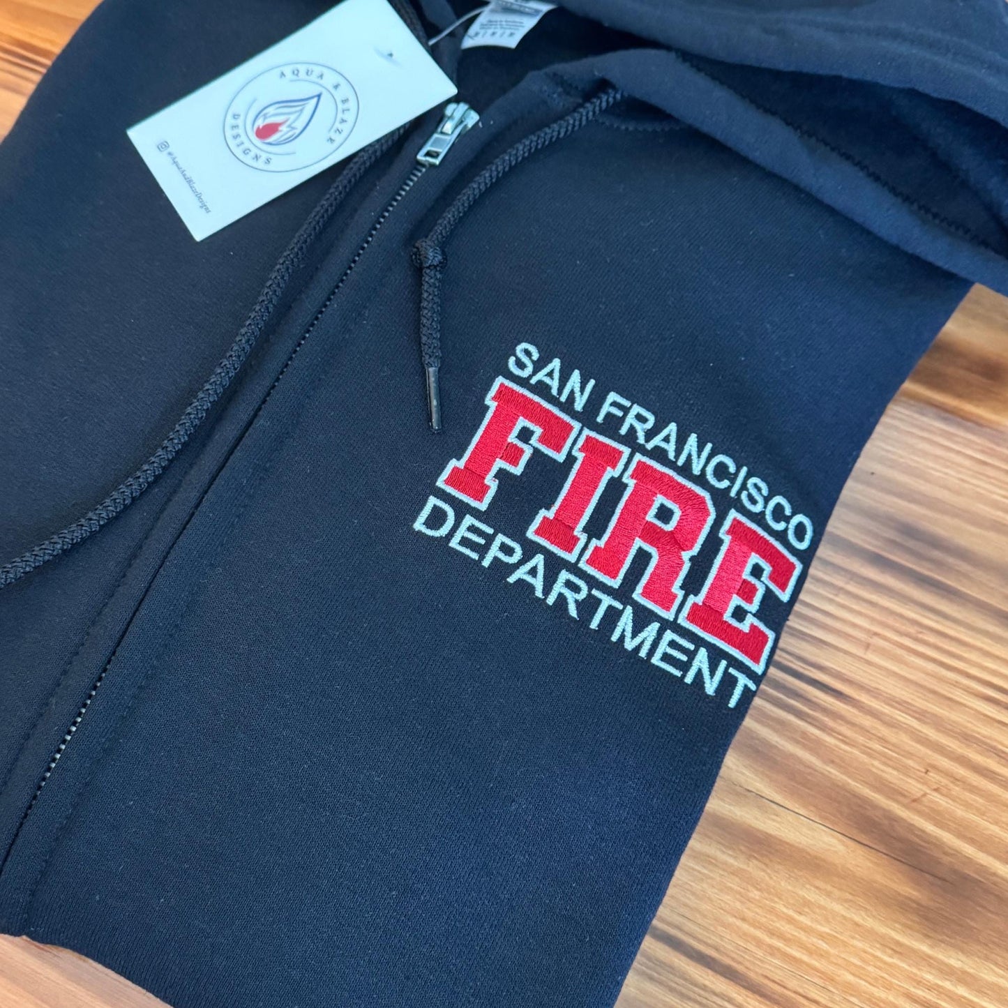 Custom Firefighter Sweatshirt (Varsity Style)